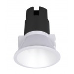 Foco Downlight LED COB Fijo Redondo Ø93mm 12w Konic NIKE L, Blanco, Negro, Gris, Rojo ó Dorado